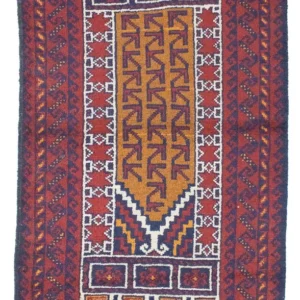 Balutsj-teppe - 134 x 75 cm - blå