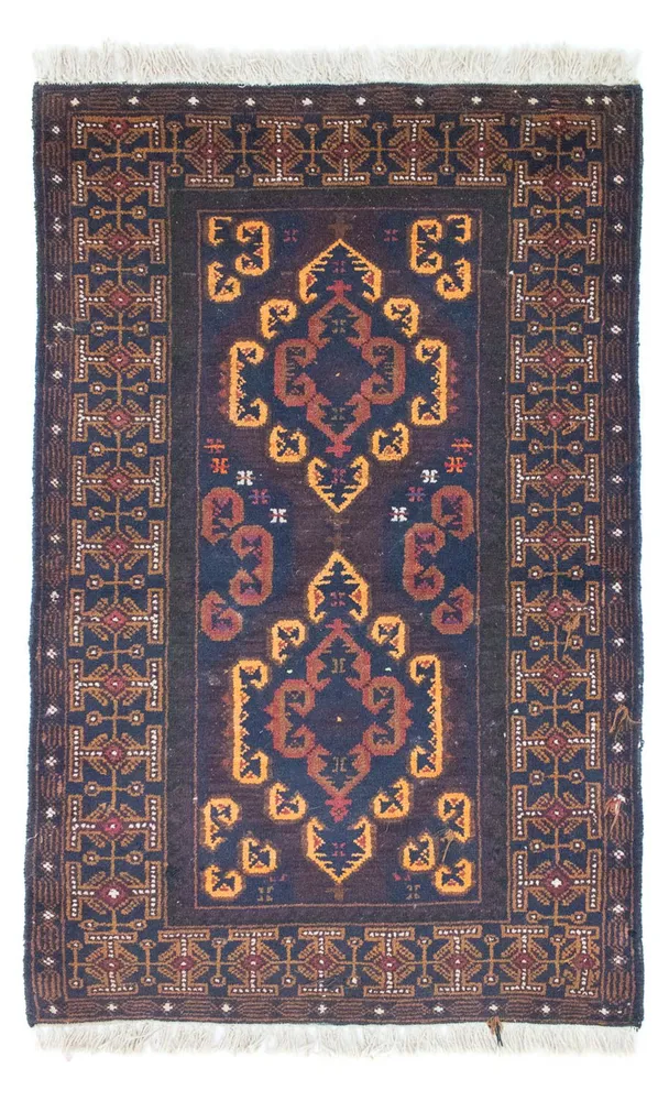Balutsj-teppe - 134 x 81 cm - brun