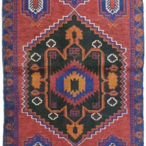 Balutsj-teppe - 135 x 81 cm - blå