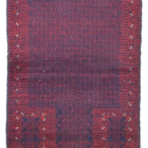 Balutsj-teppe - 135 x 83 cm - blå