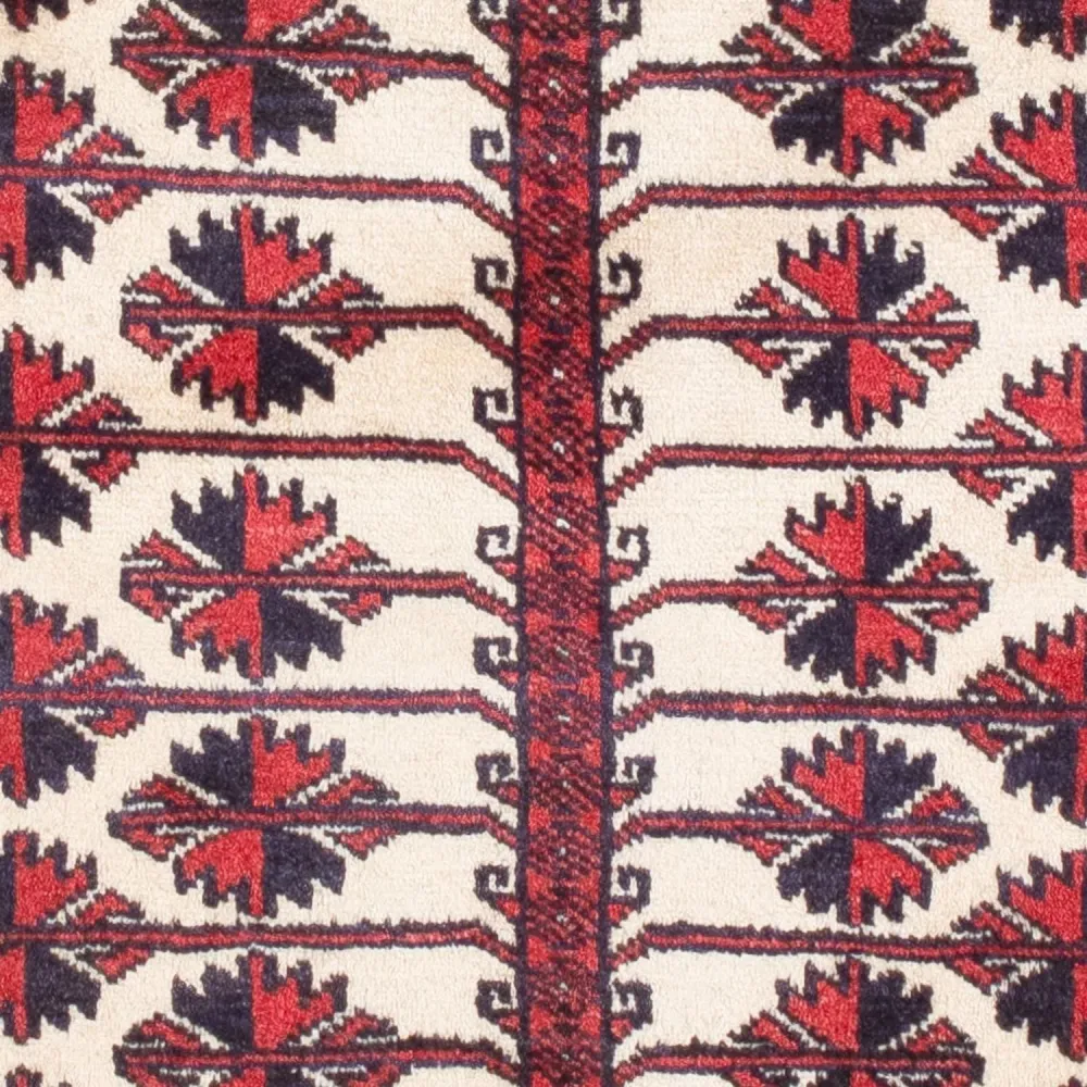 Balutsj-teppe - 136 x 89 cm - rød