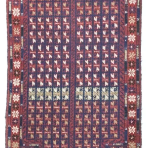 Balutsj-teppe - 136 x 82 cm - brun
