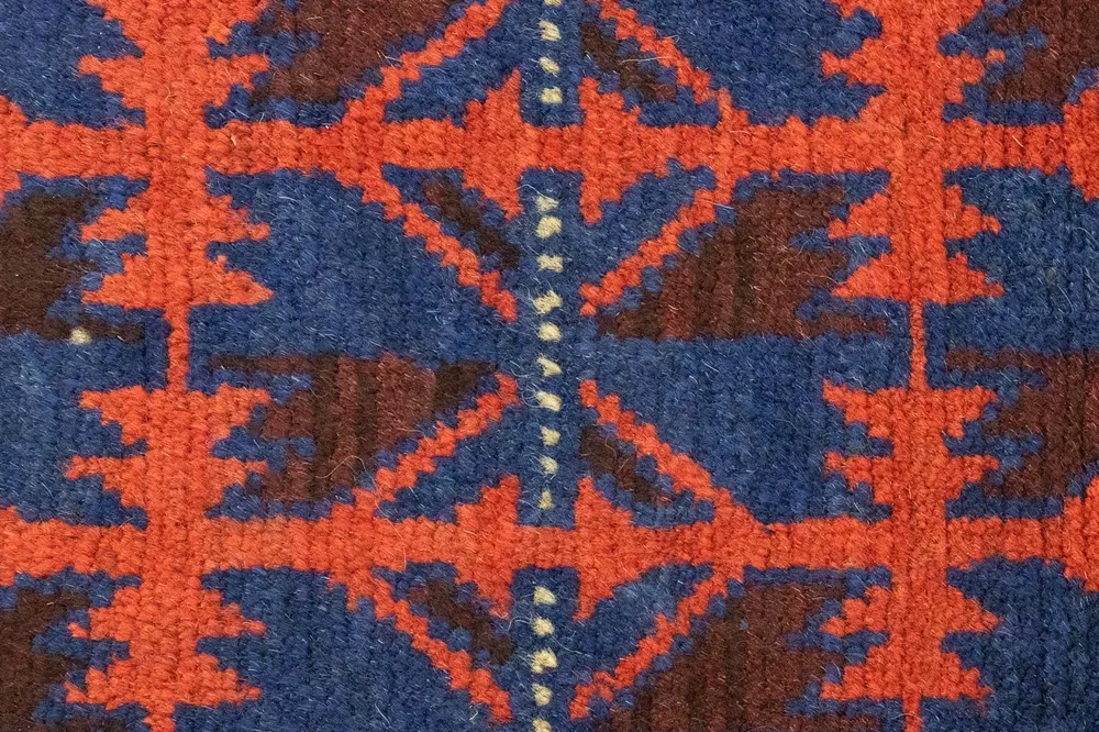 Balutsj-teppe - 137 x 84 cm - blå