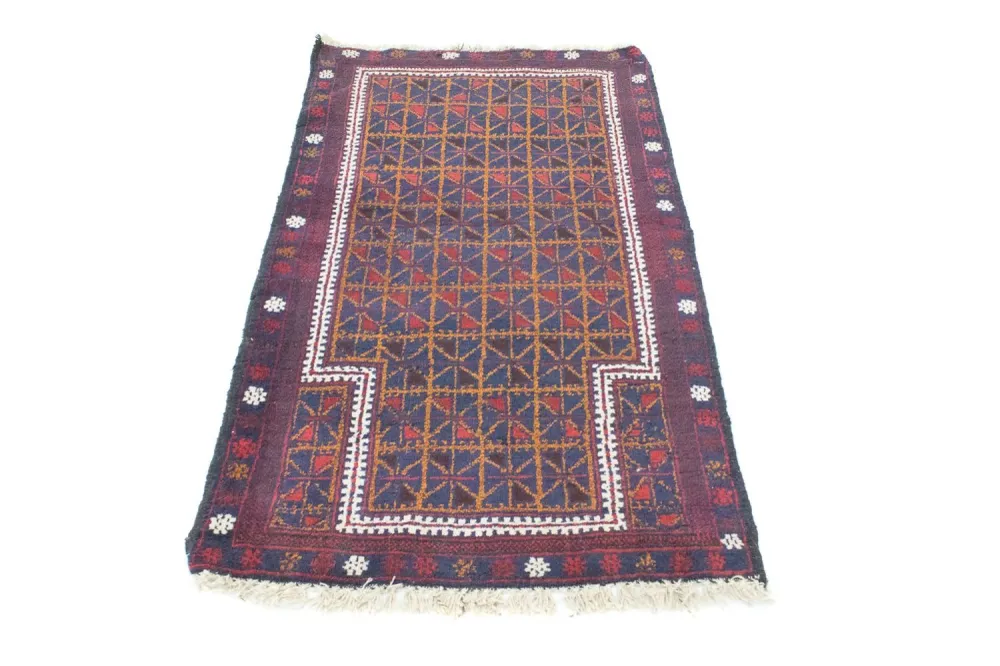 Balutsj-teppe - 137 x 84 cm - brun