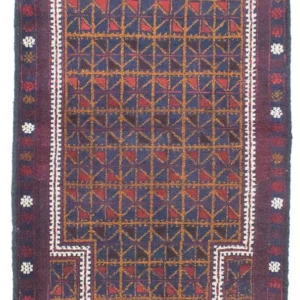 Balutsj-teppe - 137 x 84 cm - brun