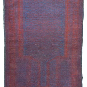 Balutsj-teppe - 138 x 82 cm - blå