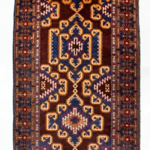 Balutsj-teppe - 138 x 83 cm - brun