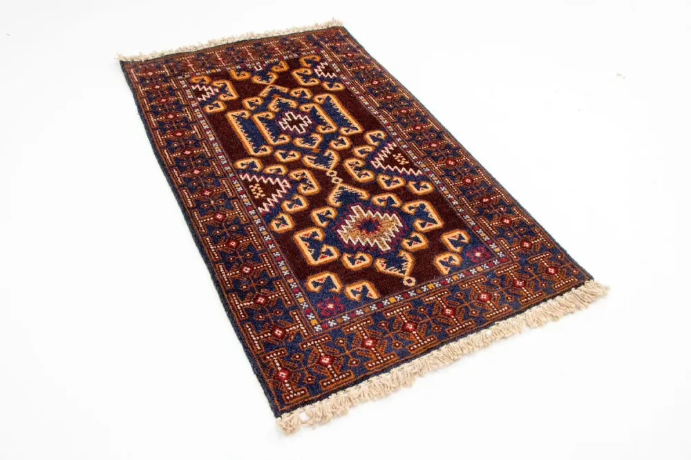 Balutsj-teppe - 138 x 83 cm - brun
