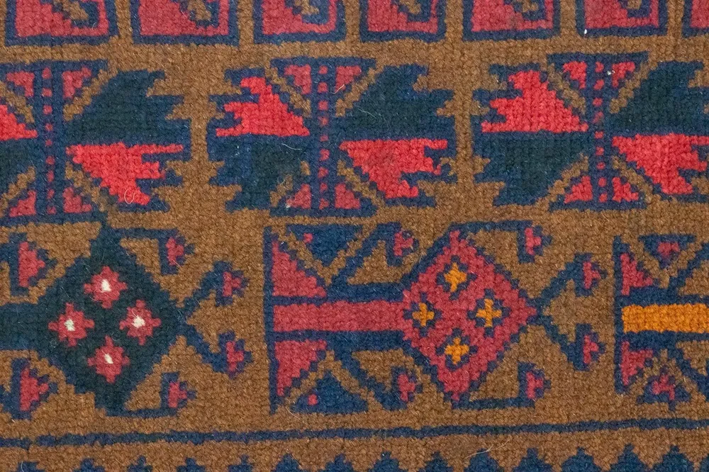 Balutsj-teppe - 140 x 86 cm - brun