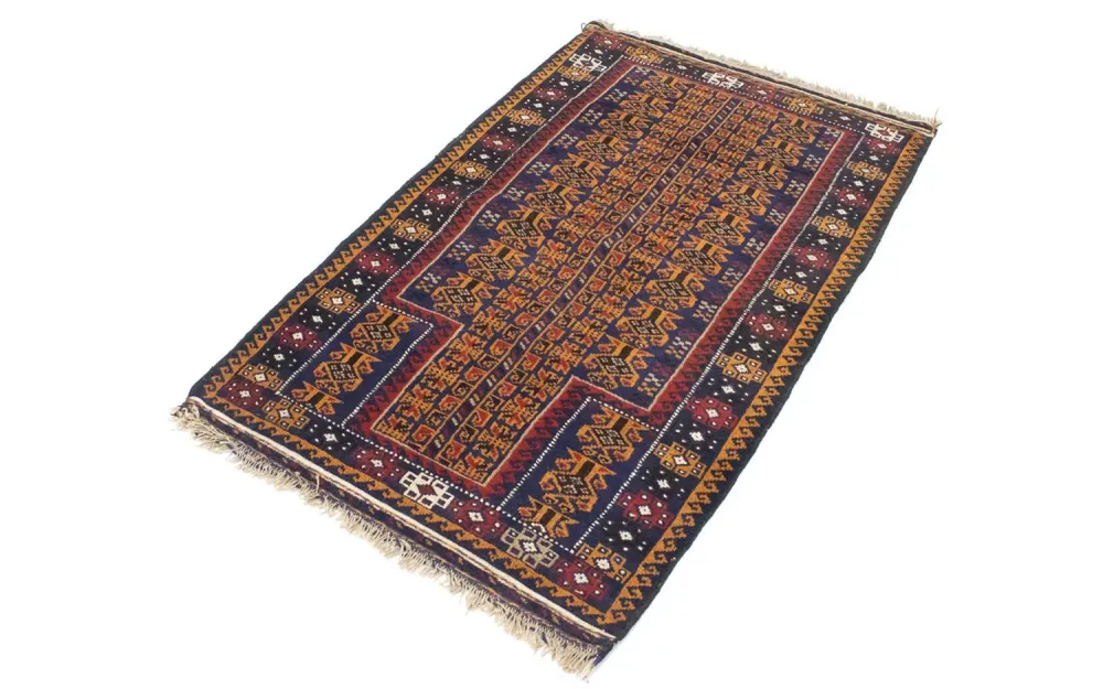 Balutsj-teppe - 140 x 80 cm - flerfarget