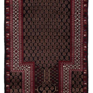 Balutsj-teppe - 140 x 90 cm - flerfarget