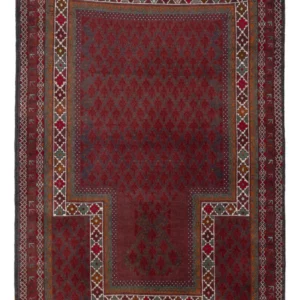 Balutsj-teppe - 140 x 90 cm - rust
