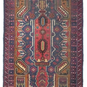 Balutsj-teppe - 147 x 85 cm - blå