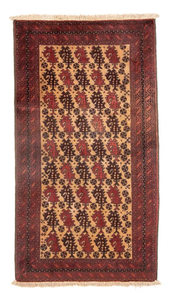 Balutsj-teppe - 150 x 83 cm - beige