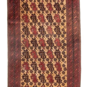 Balutsj-teppe - 150 x 83 cm - beige