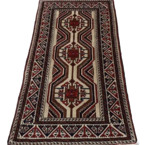 Balutsj-teppe - 151 x 80 cm - beige