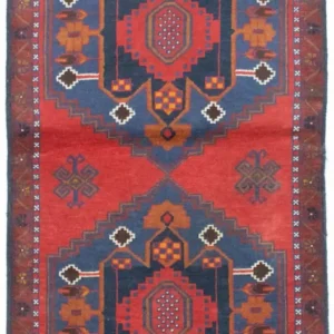 Balutsj-teppe - 152 x 85 cm - rød