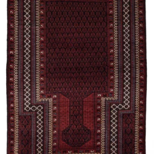 Balutsj-teppe - 154 x 95 cm - rød