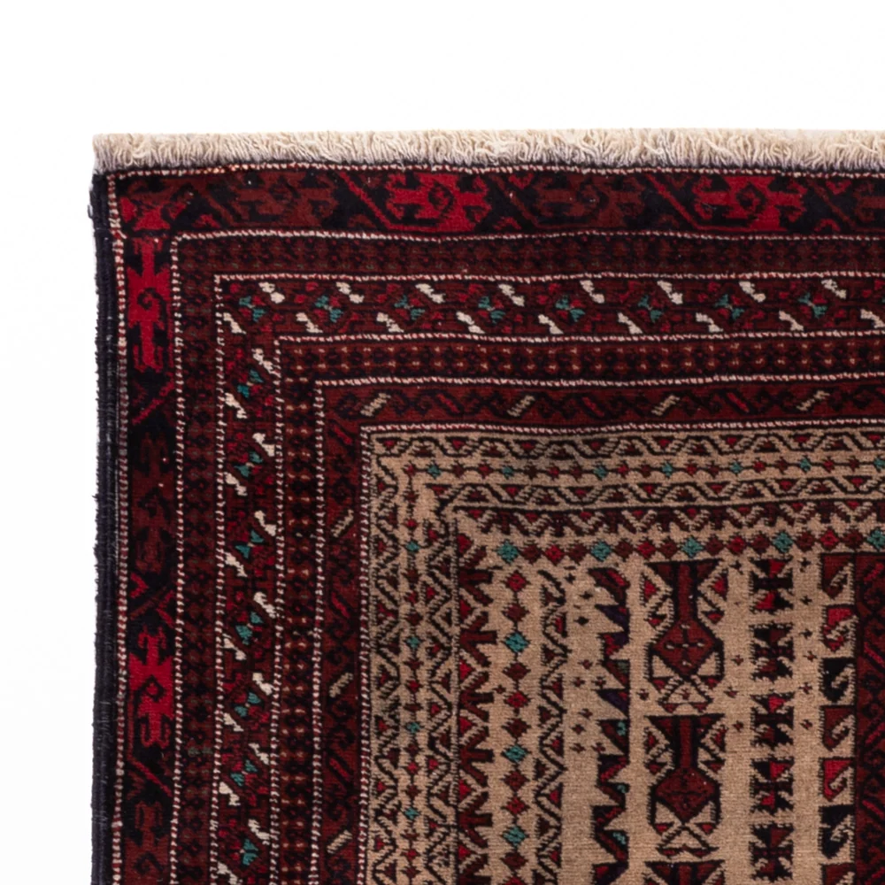 Balutsj-teppe - 156 x 93 cm - krem