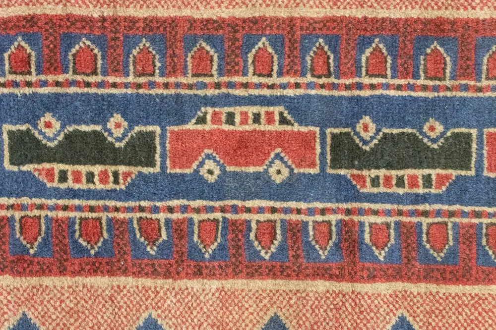 Balutsj-teppe - 160 x 84 cm - blå