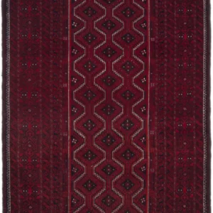 Balutsj-teppe - 165 x 100 cm - mørk rød
