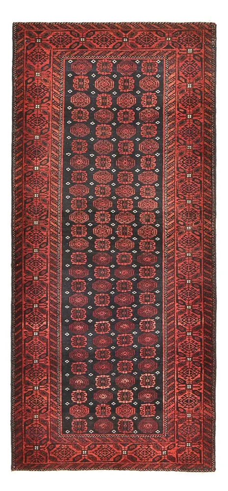 Balutsj-teppe - 172 x 80 cm - rød