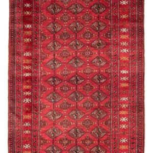 Balutsj-teppe - 203 x 136 cm - rød