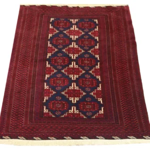 Balutsj-teppe - 205 x 127 cm - mørk rød