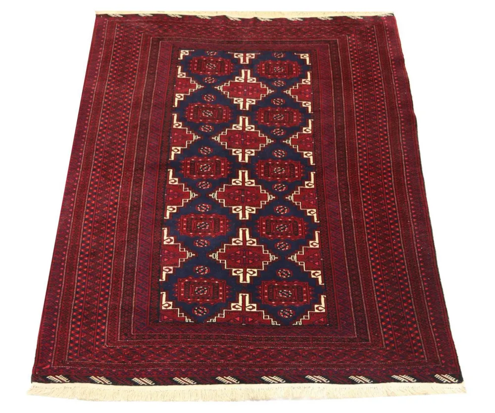 Balutsj-teppe - 205 x 127 cm - mørk rød