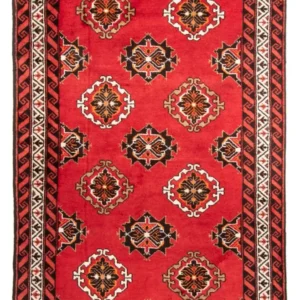 Balutsj-teppe - 206 x 131 cm - rød