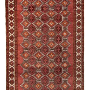Balutsj-teppe - 218 x 128 cm - rød
