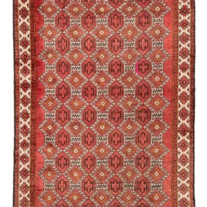 Balutsj-teppe - 223 x 131 cm - rød