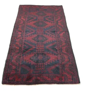 Balutsj-teppe - 270 x 136 cm - blå