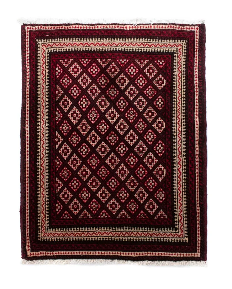 Balutsj-teppe - 83 x 68 cm - brun