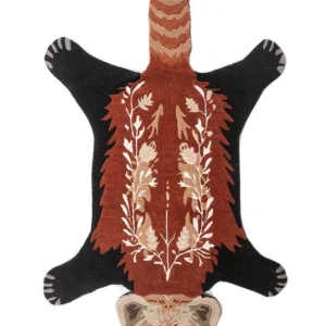 Barnas teppe spesiell form - 148 x 90 cm - flerfarget