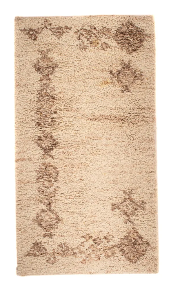 Berberteppe - 100 x 52 cm - beige