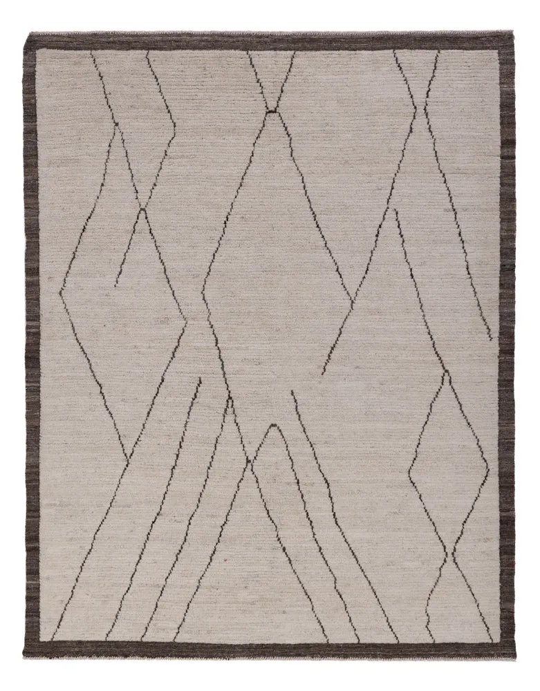 Berberteppe - 200 x 161 cm - grå
