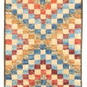 Berberteppe - 206 x 143 cm - farget