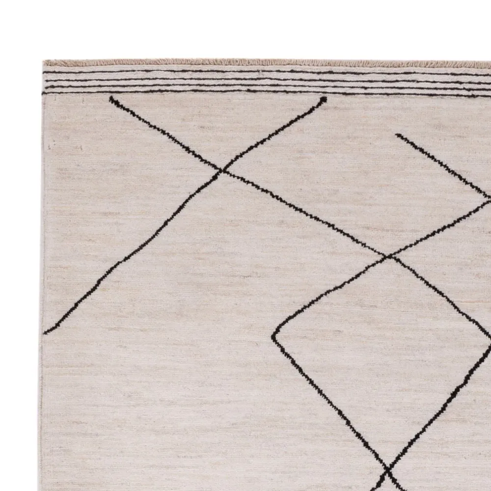 Berberteppe - 206 x 155 cm - beige