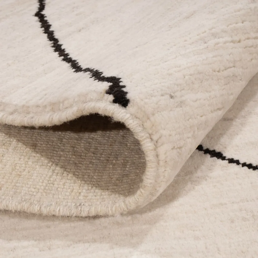 Berberteppe - 206 x 155 cm - beige