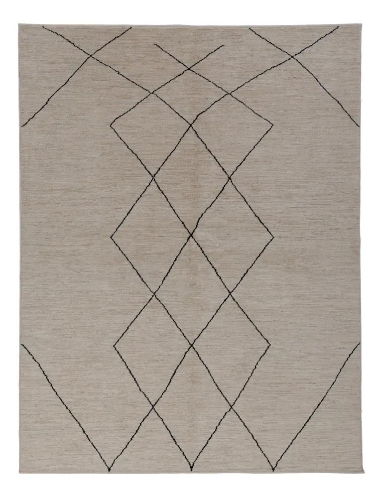 Berberteppe - 235 x 175 cm - grå