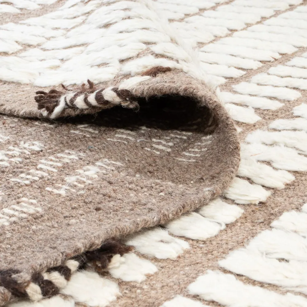 Berberteppe - 289 x 215 cm - lys beige
