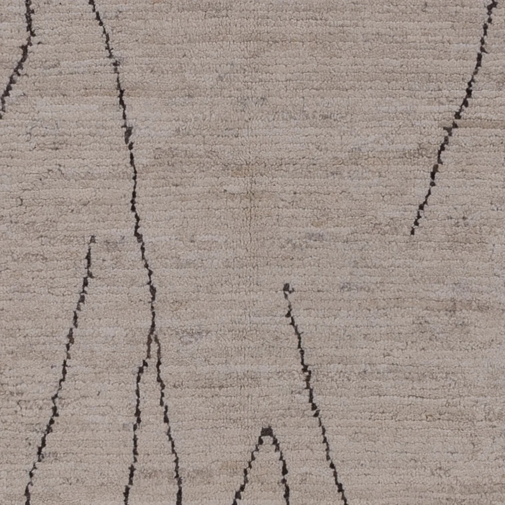 Berberteppe - 293 x 202 cm - lysegrå