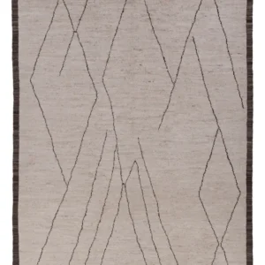 Berberteppe - 293 x 202 cm - lysegrå