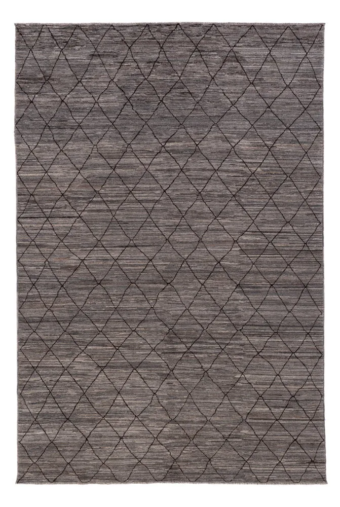 Berberteppe - 297 x 199 cm - mørkegrå