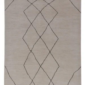 Berberteppe - 297 x 205 cm - lysegrå
