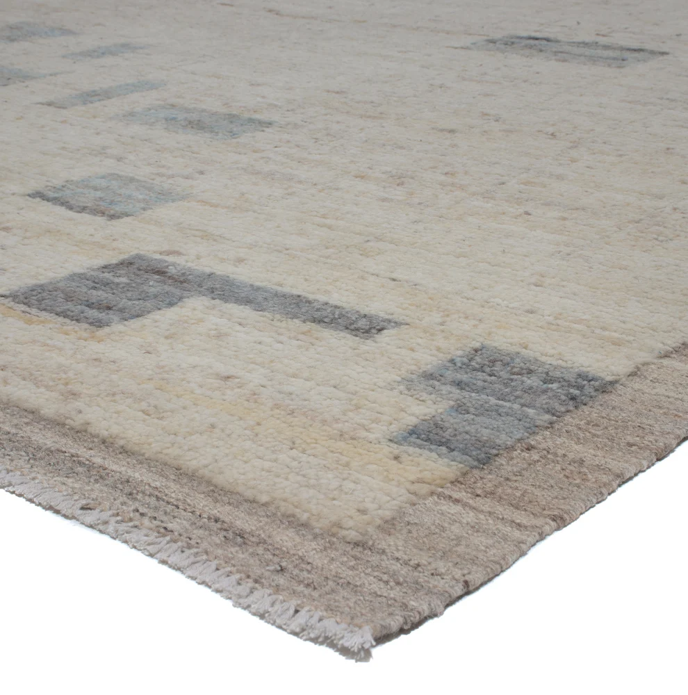 Berberteppe - 343 x 256 cm - grå