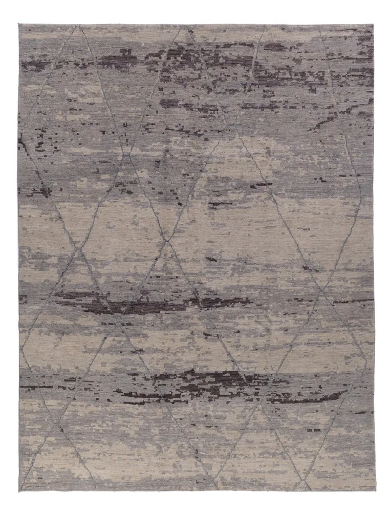 Berberteppe - 368 x 274 cm - mørkegrå