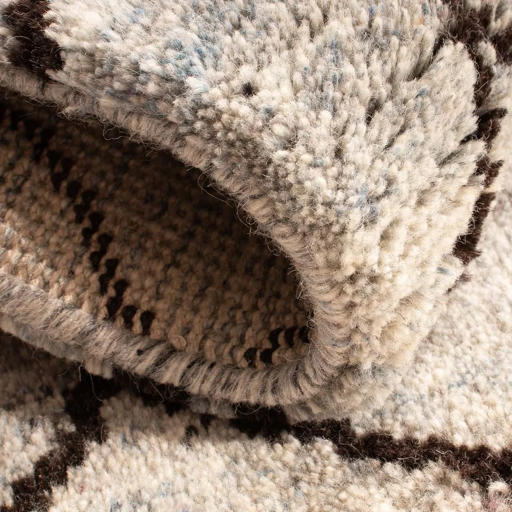 Berberteppe - 90 x 58 cm - beige