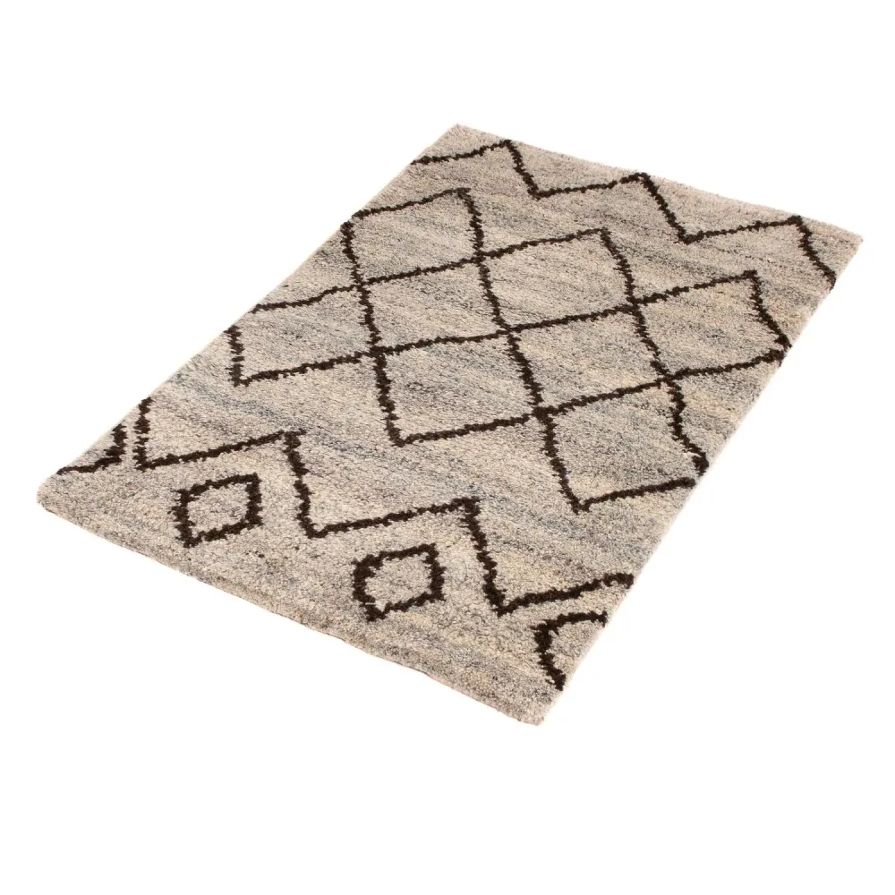 Berberteppe - 90 x 58 cm - beige